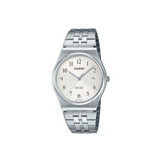 Casio MTP-B145D-7BVEF – Unisex Ρολόι Αναλογικό (Ατσάλινο Μπρασελέ, Λευκό Καντράν)